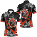 Personalized Dartboard Fire Flame Smoke Custom Dart, Darts Team | Red