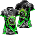 Personalized Dartboard Fire Flame Smoke Custom Dart, Darts Team | Green