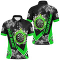 Personalized Dartboard Fire Flame Smoke Custom Dart, Darts Team | Green