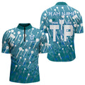 Aim The Tip Arrow Pattern Custom Dart, Funny Dart Team Dart | Blue