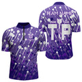 Aim The Tip Arrow Pattern Custom Dart, Funny Dart Team Dart | Purple