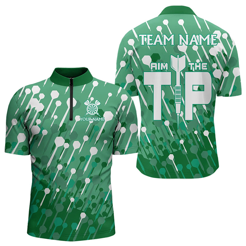 Aim The Tip Arrow Pattern Custom Dart, Funny Dart Team Dart | Green