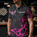 Personalized Pink Black Arrow Wings Dart Custom Dart