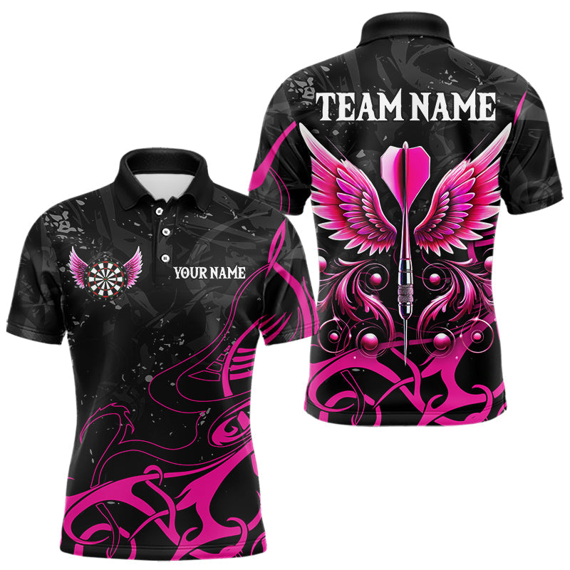 Personalized Pink Black Arrow Wings Dart Custom Dart