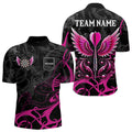 Personalized Pink Black Arrow Wings Dart Custom Dart