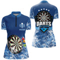 Personalized Blue 3D Dartboard Smoke Darts Custom Team Name Darts