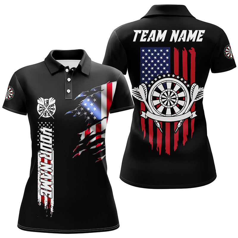 Personalized Retro American Flag Darts Custom Patriotic Darts
