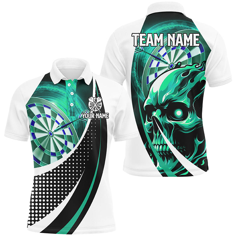Personalized Turquoise Dartboard 3D Printed Skull Darts Team League Darts