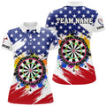 Colorful Dartboard American Flag Custom Patriotic Darts, Darts Team |White