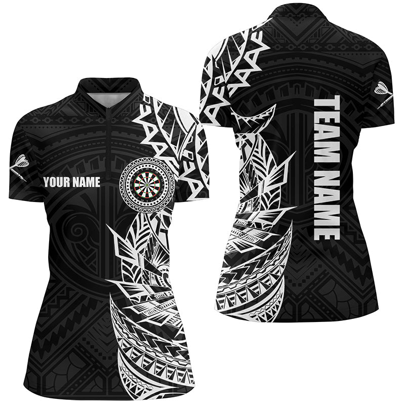 Personalized Black White Tribal Darts and Custom Dart Dart