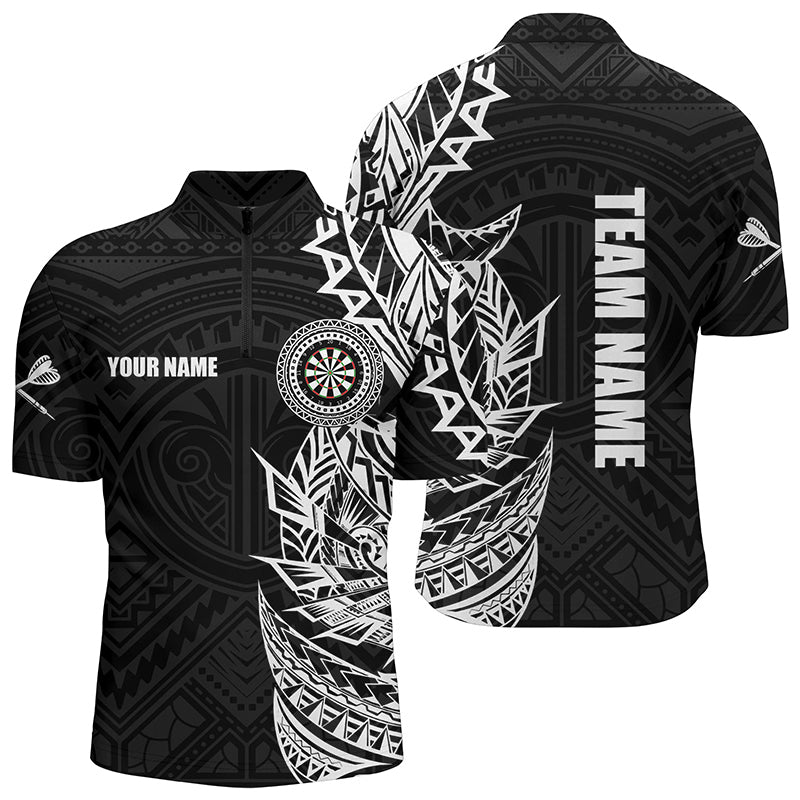 Personalized Black White Tribal Darts and Custom Dart Dart