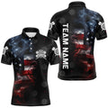 Smoke American Flag Darts, Quarter-Zip Custom Patriotic Dart Dart