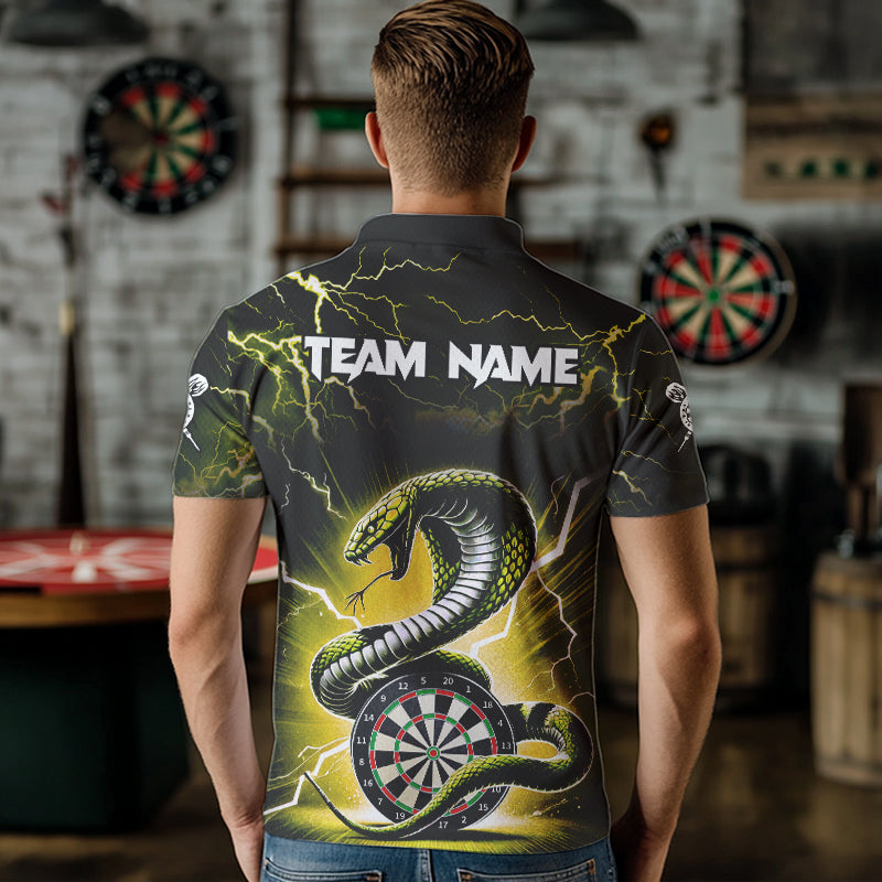 Thunder Lightning Custom Cobra Snake Yellow Men Dart Best Dart Dart Team