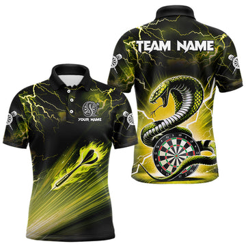 Thunder Lightning Custom Cobra Snake Yellow Men Dart Best Dart Dart Team