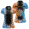Personalized Orange And Blue Dartboard Icy Men Dart Custom Dart and