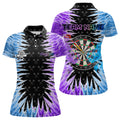 Personalized Blue And Purple Dartboard Icy Men Dart Custom Dart and