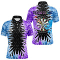 Personalized Blue And Purple Dartboard Icy Men Dart Custom Dart and