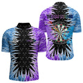Personalized Blue And Purple Dartboard Icy Men Dart Custom Dart and
