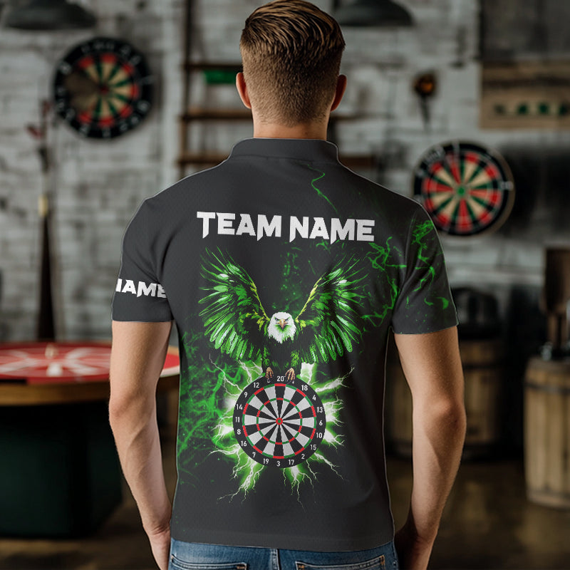 Black Green Dartboard Thunder Lighting Eagle Dart Custom Dart and
