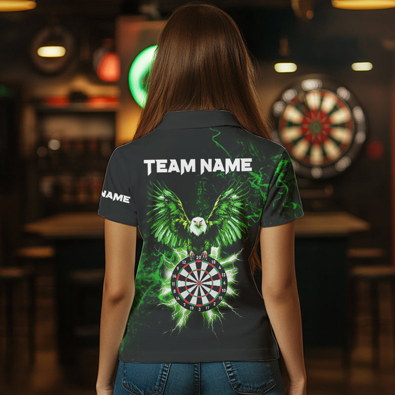Black Green Dartboard Thunder Lighting Eagle Dart Custom Dart and