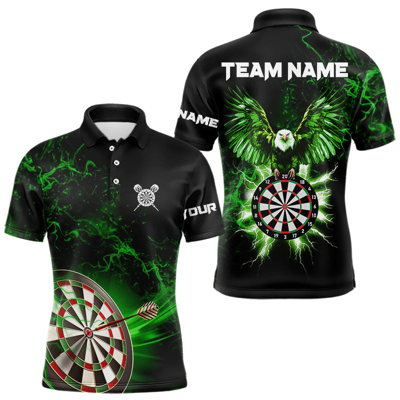 Black Green Dartboard Thunder Lighting Eagle Dart Custom Dart and
