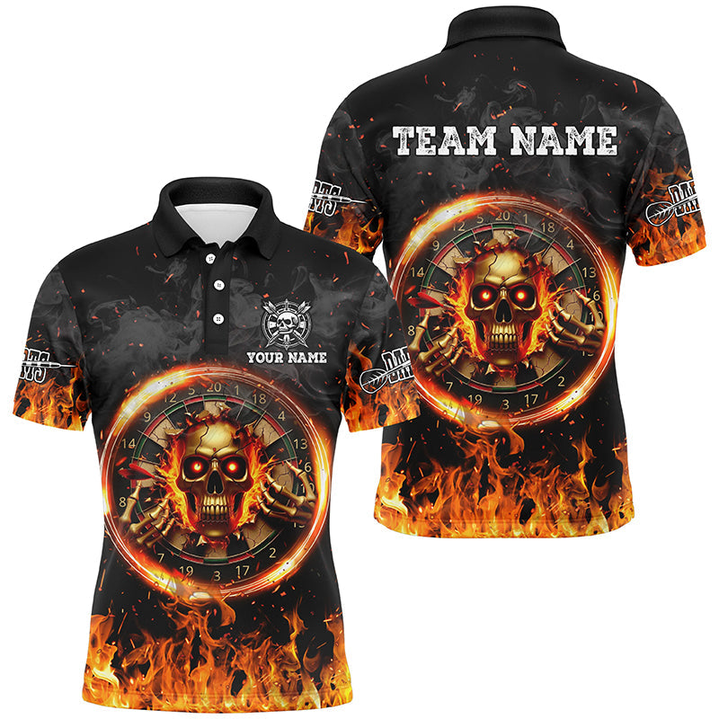 Personalized Skull Dartboard Fire Flame 3D Printed Darts Team League Darts