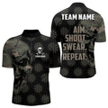 Funny Camo Darts Skull Aim Shoot Swear Repeat Custom Dart, Vintage Dart Team