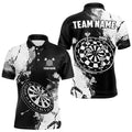 Grunge Black And White Dart and Custom Dart, Retro Dart