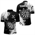 Grunge Black And White Dart and Custom Dart, Retro Dart