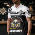 We Throw Darts Better Skull Beer Funny Darts Custom Drinking Darts Team