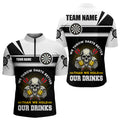 We Throw Darts Better Skull Beer Funny Darts Custom Drinking Darts Team