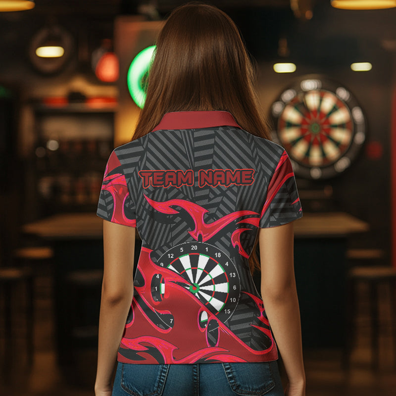 Personalized Black And Red Darts and Custom Dart Darts Team