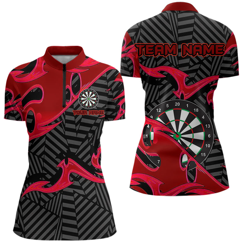 Personalized Black And Red Darts and Custom Dart Darts Team
