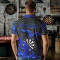 Personalized Black And Blue Darts and Custom Dart Darts Team