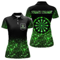 Custom Green Glowing Dartboard St Patrick Day Dart, Luckiest Shamrock Dart