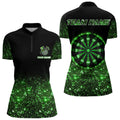 Custom Green Glowing Dartboard St Patrick Day Dart, Luckiest Shamrock Dart