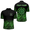 Custom Green Glowing Dartboard St Patrick Day Dart, Luckiest Shamrock Dart