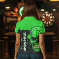 Personalized Green Shamrock Skull Dart Custom Saint Patrick Day Dart Outfit