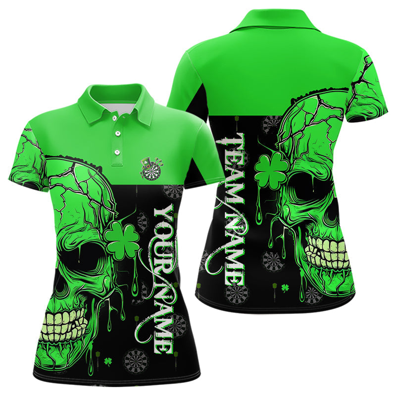 Personalized Green Shamrock Skull Dart Custom Saint Patrick Day Dart Outfit