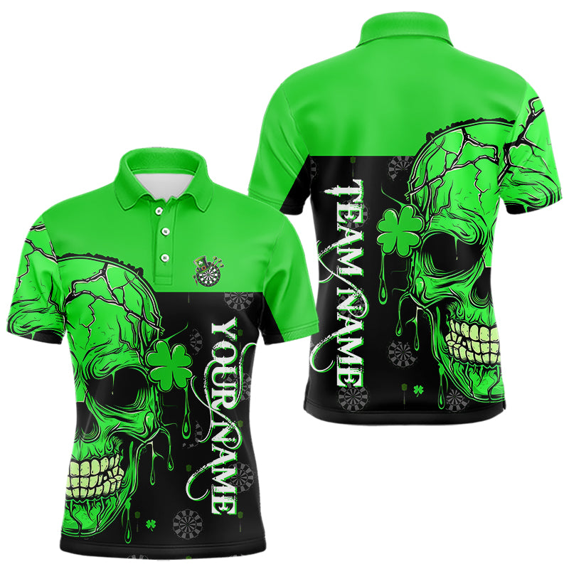 Personalized Green Shamrock Skull Dart Custom Saint Patrick Day Dart Outfit
