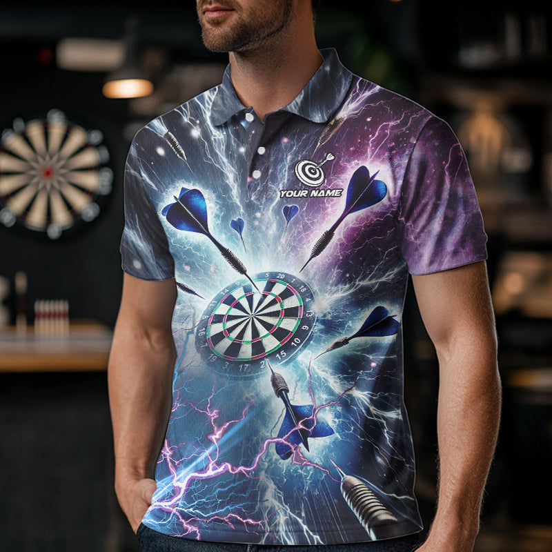 Blue And Purple Galaxy Thunder Lightning Dart Custom Dart and