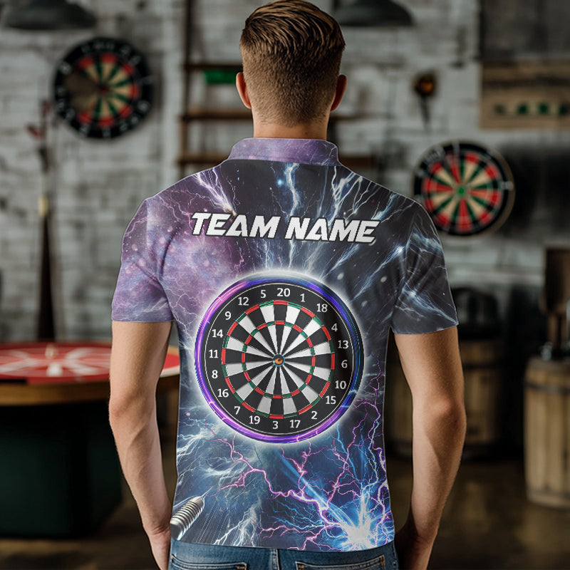 Blue And Purple Galaxy Thunder Lightning Dart Custom Dart and