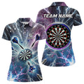 Blue And Purple Galaxy Thunder Lightning Dart Custom Dart and