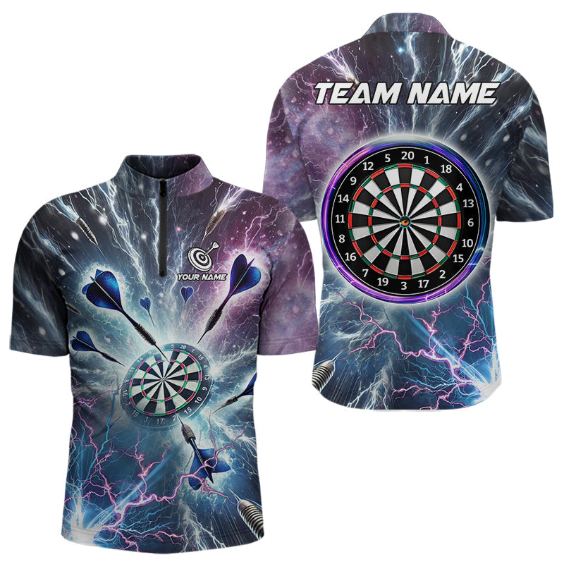 Blue And Purple Galaxy Thunder Lightning Dart Custom Dart and