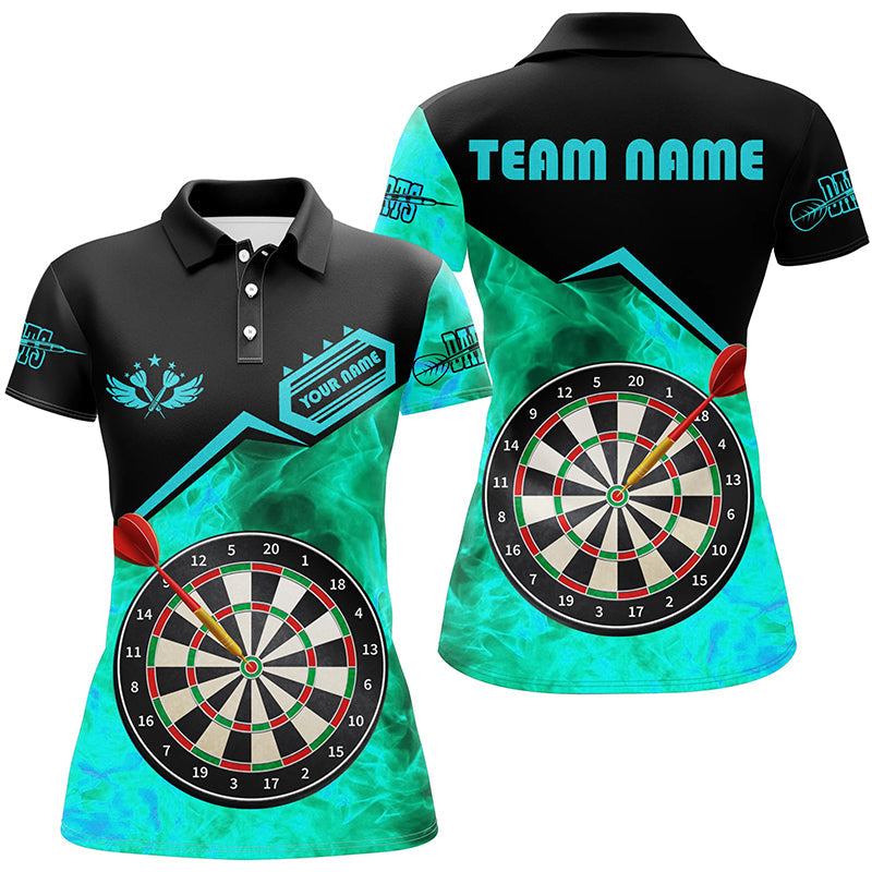 Personalized Darts Fire 3D Printed Men Darts Custom Darts Board Attire |Turquoise