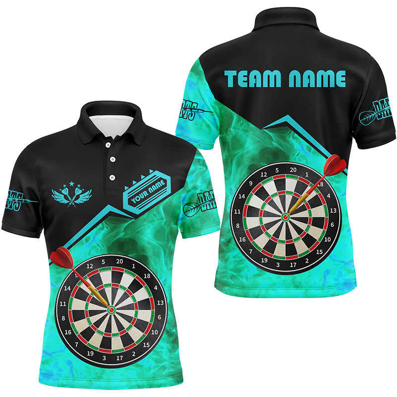 Personalized Darts Fire 3D Printed Men Darts Custom Darts Board Attire |Turquoise
