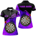 Personalized Darts Fire Flame 3D Printed Men Darts Custom Darts Board Attire |Purple
