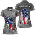 Personalized Grey Grunge American Flag Darts Custom Patriotic Darts Team