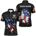 Personalized Galaxy American Flag Darts Custom Patriotic Darts Team |Black