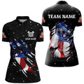 Personalized Galaxy American Flag Darts Custom Patriotic Darts Team |Black